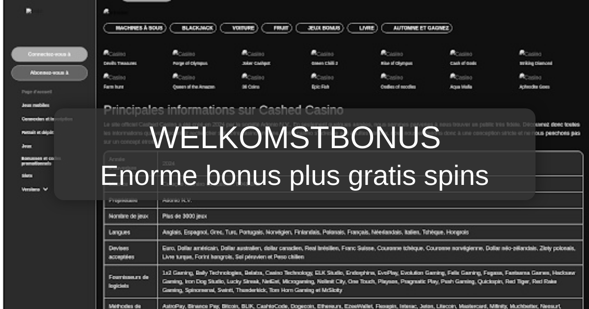 Cashed Casino Nederland